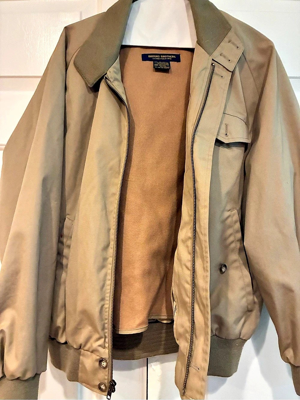 Brooks Brothers Lightweight Jacket in Beige